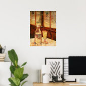 Stilleven met absint van Vincent van Gogh Poster (Thuiskantoor)