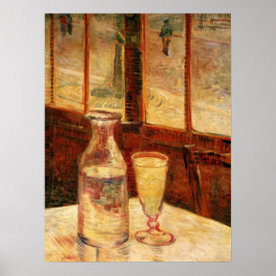 Stilleven met absint van Vincent van Gogh Poster