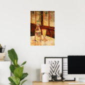 Stilleven met absint van Vincent van Gogh Poster (Thuiskantoor)