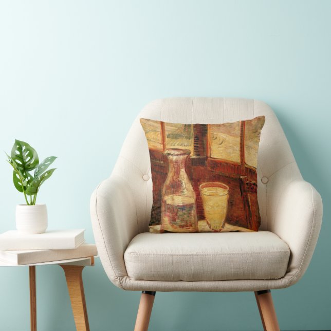Stilleven met Absinthe van Vincent van Gogh Kussen (Stoel)