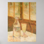 Stilleven met Absinthe van Vincent van Gogh Poster (Voorkant)
