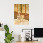 Stilleven met Absinthe van Vincent van Gogh Poster (Thuiskantoor)