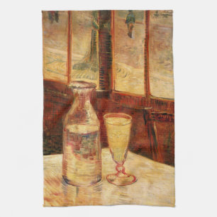 Stilleven met Absinthe van Vincent van Gogh Theedoek