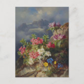 Stilleven met alpenbloemen - Andreas Lach Briefkaart (Voorkant)