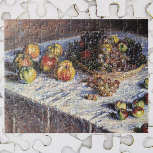 Stilleven met appels en druiven door Claude Monet Legpuzzel