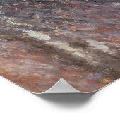 Stilleven met appels en druiven van Claude Monet Poster (Hoek)