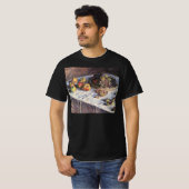 Stilleven met appels en druiven van Claude Monet T-shirt (Voorkant volledig)