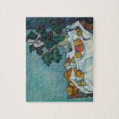 Stilleven met appels en een pot met primroses: legpuzzel (Verticaal)