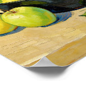 Stilleven met appels naar Van Gogh Poster (Hoek)