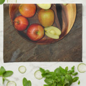 Stilleven met appels theedoek (Gevouwen)