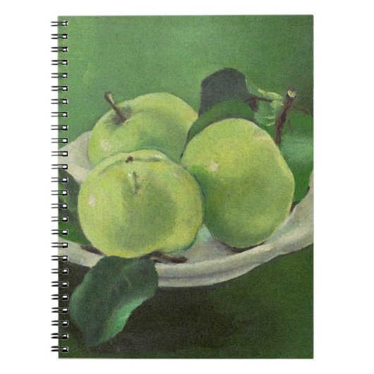 Stilleven met appels van Mikulas Galanda Notitieboek (Voorkant)