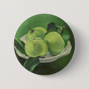 Stilleven met appels van Mikulas Galanda Ronde Button 5,7 Cm