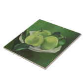 Stilleven met appels van Mikulas Galanda Tegeltje (Zijkant)