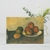 Stilleven met appels van Paul Cezanne (Staand voorkant)