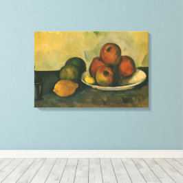 Stilleven met appels van Paul Cezanne Canvas Afdruk