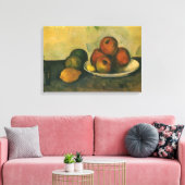 Stilleven met appels van Paul Cezanne Canvas Afdruk (Insitu (Woonkamer))