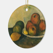 Stilleven met appels van Paul Cezanne Keramisch Ornament (Links)