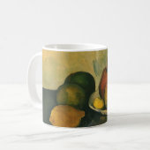 Stilleven met appels van Paul Cezanne Koffiemok (Voorkant links)