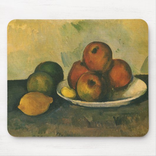 Stilleven met appels van Paul Cezanne Muismat (Voorkant)