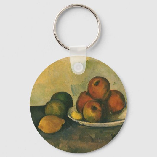 Stilleven met appels van Paul Cezanne Sleutelhanger (Voorkant)