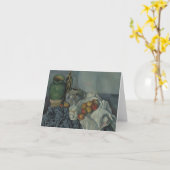 Stilleven met Apple, Paul Cézanne, Note Kaart (Gele Bloem)