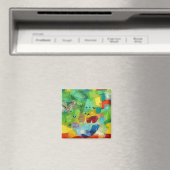 Stilleven met Baby Lemur Magneet (Insitu (Vaatwasser))