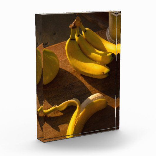 Stilleven met bananenfotoblok fotoblokken (Links)