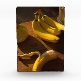 Stilleven met bananenfotoblok fotoblokken