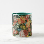 Stilleven met barokke bloemen in een vaas mok (Midden)