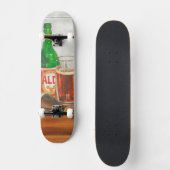 Stilleven met bier van Jennifer Goldberger Skateboard (Voorkant)