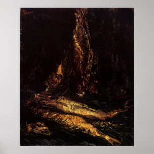 Stilleven met Bloaters door Vincent van Gogh Poster