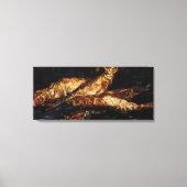 Stilleven met Bloaters van Vincent van Gogh Canvas Afdruk (Voorkant)