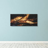 Stilleven met Bloaters van Vincent van Gogh Canvas Afdruk (Insitu (Houten vloer))