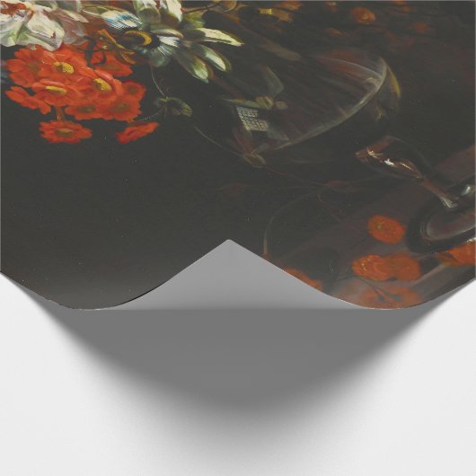  stilleven met bloemen cadeaupapier (Hoek)