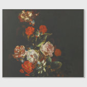 stilleven met bloemen cadeaupapier (Vlak)