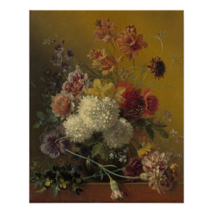 Stilleven met Bloemen – Elegante Bloemen Perfect Poster