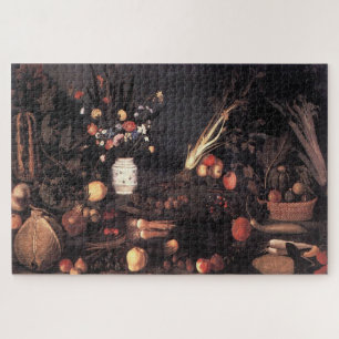 Stilleven met bloemen en fruit – Caravaggio Legpuzzel