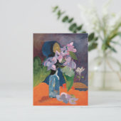 Stilleven met bloemen en idolen | Paul Gauguin Briefkaart (Staand voorkant)