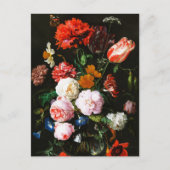 Stilleven met bloemen in een glazen vaas Classic Briefkaart (Voorkant)