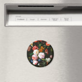 Stilleven met bloemen in een glazen vaas Classic Magneet (Insitu (Vaatwasser))