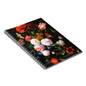 Stilleven met bloemen in een glazen vaas Classic Notitieboek (Rechterzijde)