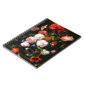 Stilleven met bloemen in een glazen vaas Classic Notitieboek (Linkerzijde)