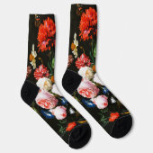 Stilleven met bloemen in een glazen vaas Classic Sokken (Rechts)