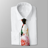 Stilleven met bloemen in een glazen vaas Classic Stropdas (Gebonden)