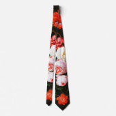 Stilleven met bloemen in een glazen vaas Classic Stropdas (Achterkant)