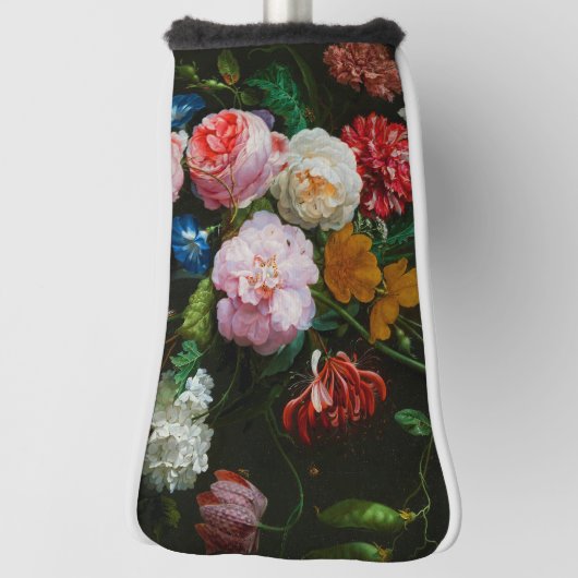 Stilleven met bloemen in een glazen vaas golfheadcover (Draai 90)