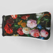 Stilleven met bloemen in een glazen vaas golfheadcover (Voorkant)