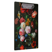 Stilleven met bloemen in een glazen vaas klembord (Rechts)