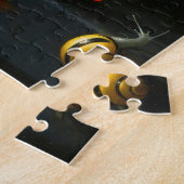 Stilleven met bloemen in een glazen vaas legpuzzel (Zijkant)