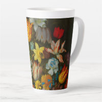 Stilleven met bloemen in een Wan-Li vaas